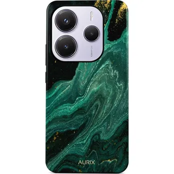 Pouzdro na mobilní telefon Kryt Xiaomi Redmi Note 14 5G AURIX pevný Green Lagoon (obal neboli pouzdro na Xiaomi Redmi Note 14 5G)