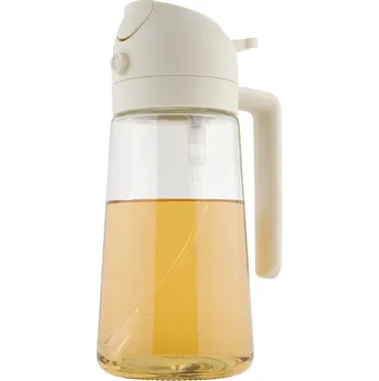 Nádoba na olej a ocet Rozprašovač oleje/octa Professor 470 ml 2v1 bílý