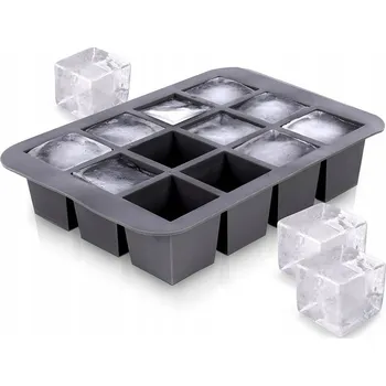 Tvořítko na led Forma na ledové kostky silikonová 19,5x14x4 cm