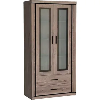 Vinotéka Vitrína Dallas 97cm Dub Lanýž