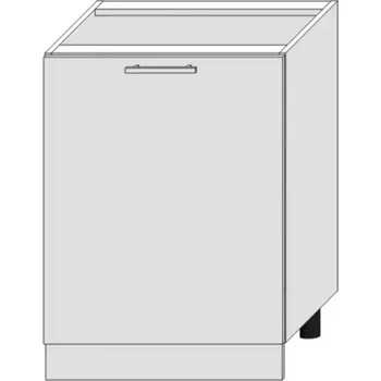 Kuchyňská Skříňka Bono D60pc Pl bílá alaska/bílá