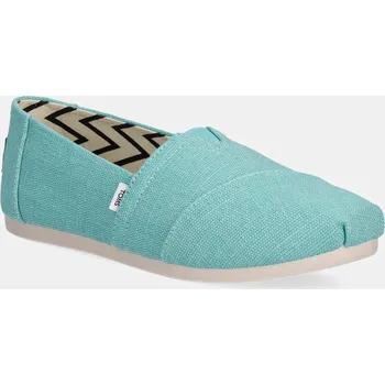 Pánská obuv Tenisky Toms HERITAGE CANVAS 10021939 tyrkysová 60X, EUR 37