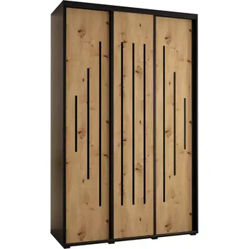 Předsíňová stěna Skříň 45 Canaris 12 150 černá/artisan/černá