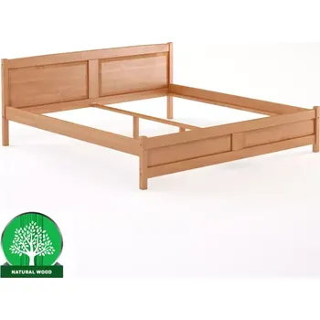 Ložnicová sestava Postel borovicová LK104–200x200 olše