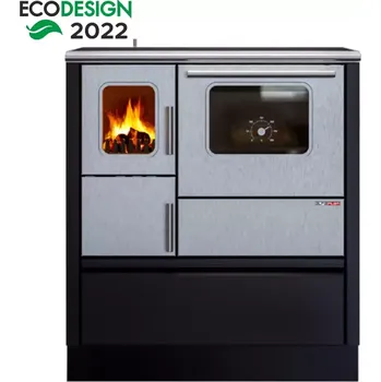 Sporák na tuhá paliva Sporák INOX 75 5,9 kW pravý