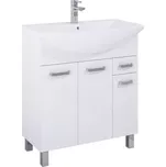 Skříňka s umyvadlem Uno 75 bílý