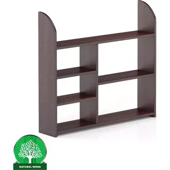 Obývací stěna Polička borovice PK107-100x90x20 ořech