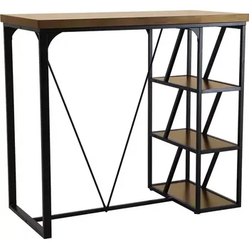 Jídelní stůl Barový stůl Hermes B10033B vintage/černý