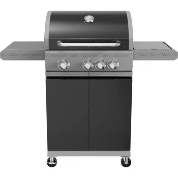 Zahradní gril Plynový gril Mercado Vibes black 3+1, 11,5 kW