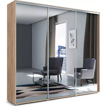 Kancelářská sestava Skříň Jagoda A31 250 Zrcadlo Craft Zlatý