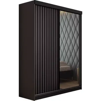 Ložnicová sestava Skříň Malani 138 L Grafit / Přední Grafit