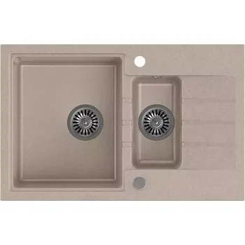 Granitový dřez Dřez Peter 156 Steingran béžová 78x50x20 + sifon
