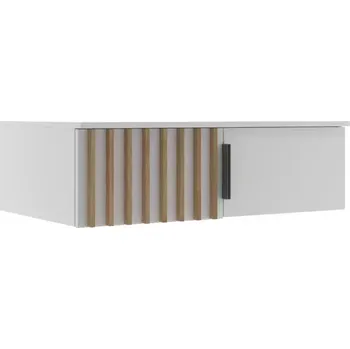 Šatní skříň Nástavec skříň Sorento 100 bílá+lamel craft zlatá