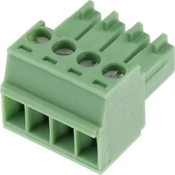 Elektrický konektor Konektor PCB, řada: MC 1.5/ 4-ST-3.5, rozteč: 3.5mm, počet řad: 1, počet kontaktů: 4, orientace těla: Rovný, Kabelová