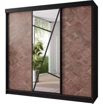 Kancelářská sestava Skříň Vena 200 černá + art deco