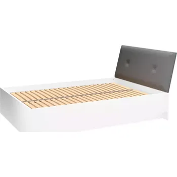 Ložnicová sestava Postel Lille 13 Bílý Mat/Dąb Lefkas