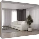 Skříň Marbella III 250 bílá/černá