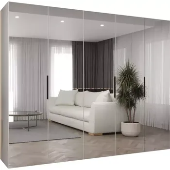 Předsíňová stěna Skříň Marbella III 250 bílá/černá