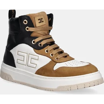 Chlapecké tenisky Dětské tenisky Elisabetta Franchi F4A9.E0350 hnědá 82X, EUR 37