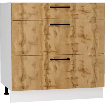 Kuchyňská skříňka Kuchyňská skříňka Bono D80s/3 dub wotan