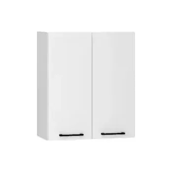 Kuchyňská skříňka Denis W60 bílý satén mat/bílá