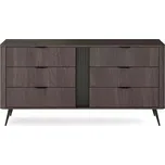 Komoda Veris C 163 6S dub dunin/černá