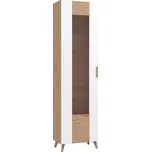 Vitrína Bretagna 1K artisan/bílá 11012055