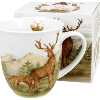 Hrnek Duo Jeleni, porcelánový, 400 ml