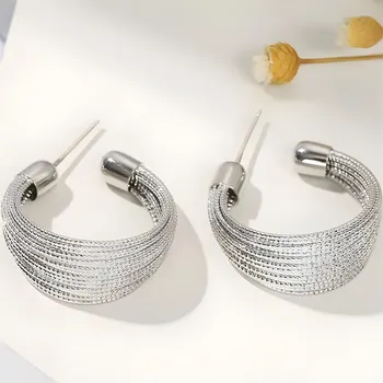 Náušnice IZMAEL Náušnice AU 38453 Stříbrná KP38453