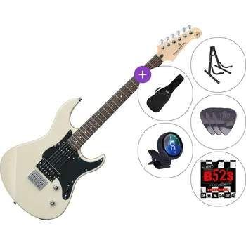 Elektrická kytara Yamaha Pacifica 120H SET 3 Vintage White Elektrická kytara