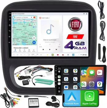 Auto Hi-Fi Autorádio NCS D9 Fiat Talento 2016-2020 Android Navigace 4GB LTE