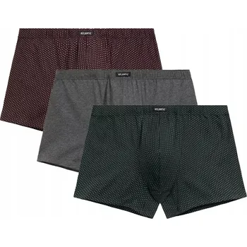 PÁNSKÉ BOXERKY ATLANTIC 3MH-218 BAVLNĚNÉ 3-PACK VELIKOST L