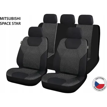 Moto bunda Autopotahy Perfetto GL Mitsubishi Space Star - Černá/Šedá