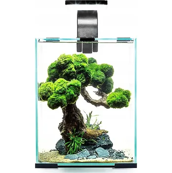 Akvárium AQUAEL SHRIMP SET DAY&NIGHT 10L AKVÁRIJNÍ SET PRO KREVETY BÍLÝ