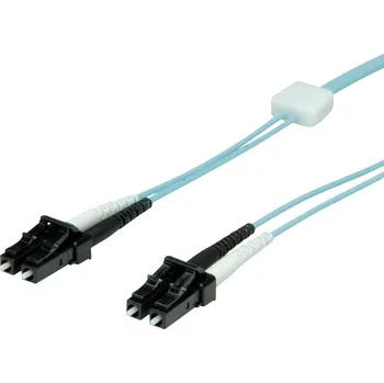 Datový kabel Easylan LSD32200050 optické vlákno optické vlákno kabel 5.00 m tyrkysová Multimode OM3