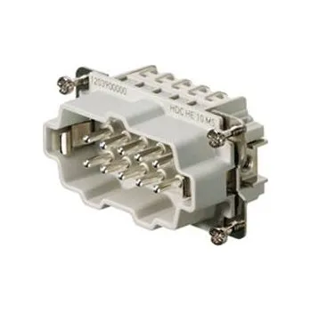 Konektor HDC insert, Male, 500 V, 16 A, No. of poles: 10, Screw connection, Size: 4