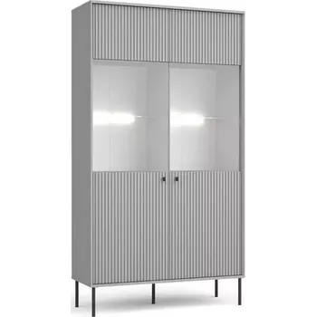 Obývací stěna Vitrína Iris 2D 01B šedá