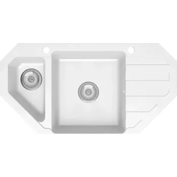 Granitový dřez Dřez Granitový 900x500 Bílá