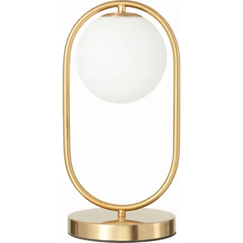 Lampička Stolní lampa Ledigo Milano bílá, žlutá 40 W