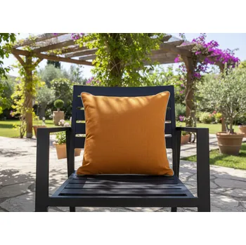 Polštář Dekorační venkovní polštář s výplní RIO NEGRO pomerančová 45x45 cm Mybesthome Polštář je již včetně vyjímatelné výplně.