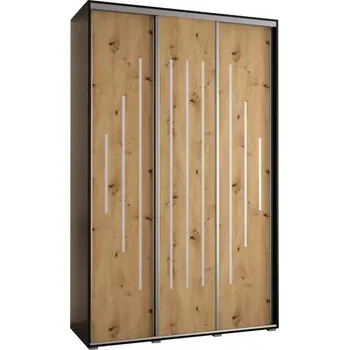 Předsíňová stěna Skříň 45 Canaris 12 180 černá/artisan/silver