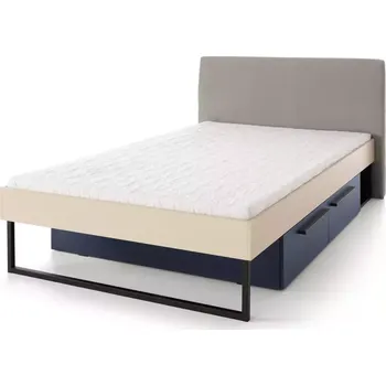 Ložnicová sestava Postel Sergio SE13 120 Béžová/Tmavě Modrá