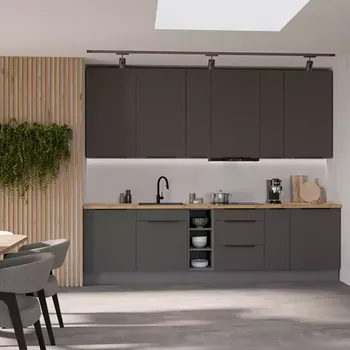 Kuchyňská linka Kuchyňská linka Aria GR/ANT 300 cm bez kuchyňské desky