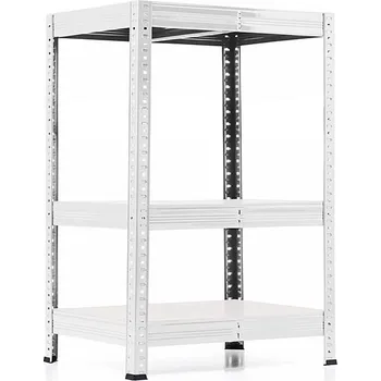 regál Policový regál Trestles RH 1000x600x450, nosnost 1050 kg, 3 police Barva: pozink, Provedení police: bílá MDF 5 mm