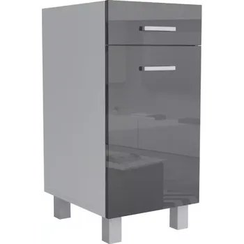 Kuchyňská Skříňka Lucjan d1f1s 40 lux černá