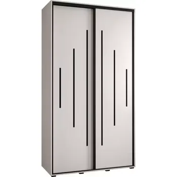 Předsíňová stěna Skříň 45 Canaris 12 130 bílá/černá