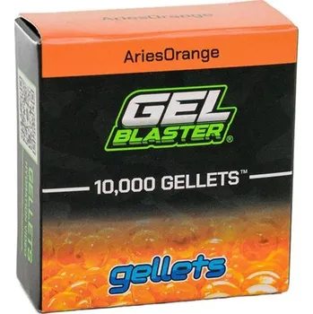 Dětská zbraň Gelové kuličky Gel Blaster Gellets - Oranžové 10 000 ks