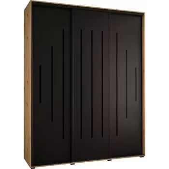 Předsíňová stěna Skříň 45 Canaris 12 200 artisan/černá/černá