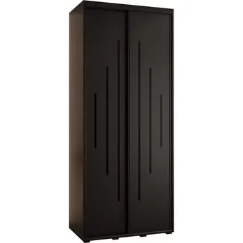 Předsíňová stěna Skříň 45 Canaris 12 100 černá/černá