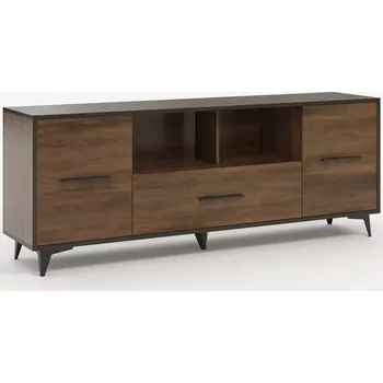 Obývací stěna TV Stolek Frida II 2D1S shirin walnut
